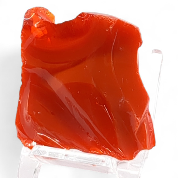 Amberina and Ruby Swirl Slag Art Glass Cullet #4S60 - Picture 4 of 6